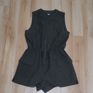 Old Navy Women's Size Medium Sleeveless Olive Green Romper